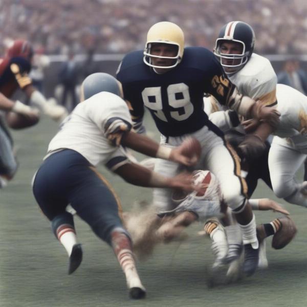 1973 college all-star game in action