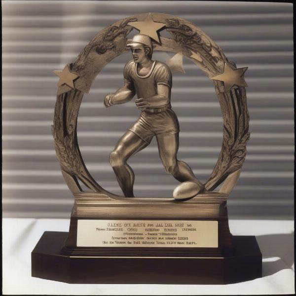 1974 College All Star Game trophy