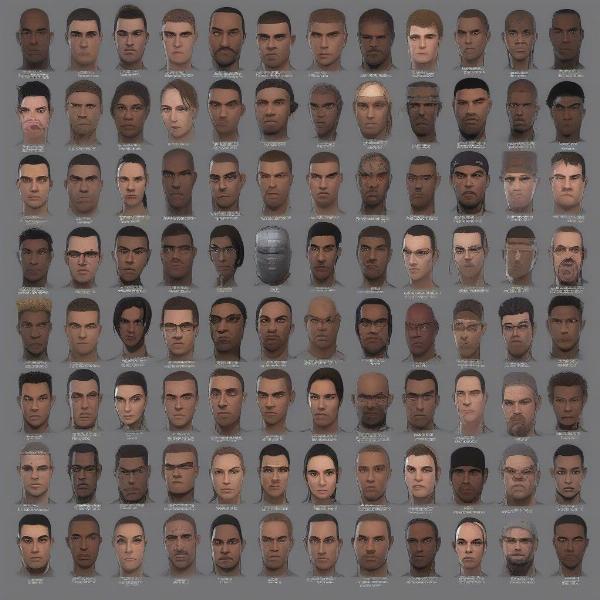 25 to Life Xbox character selection screen