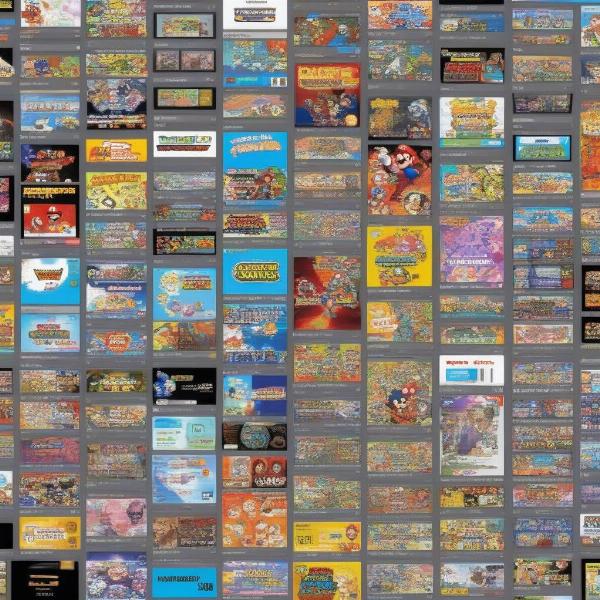 3DS Virtual Console Game Selection