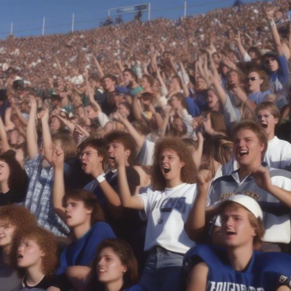 90s High School Football Game Student Section