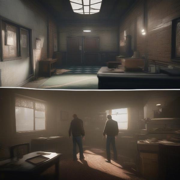 a way out gameplay showing split-screen