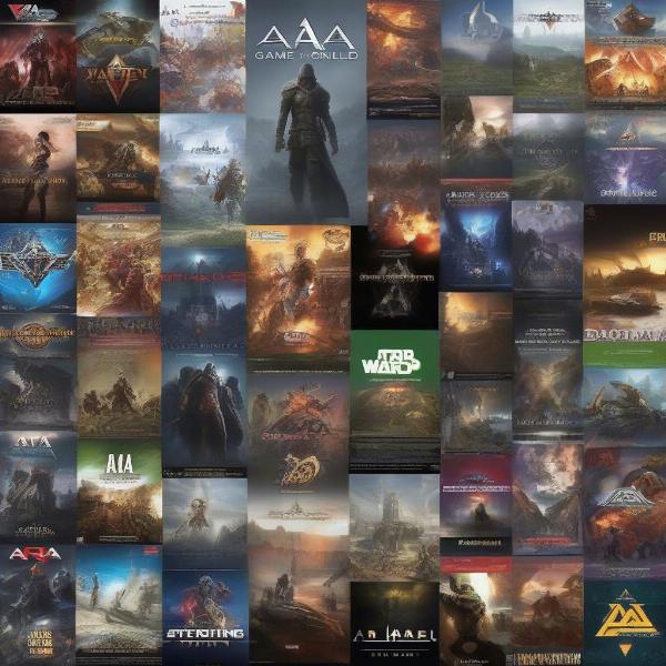 Diverse AAA Games Genre Showcase