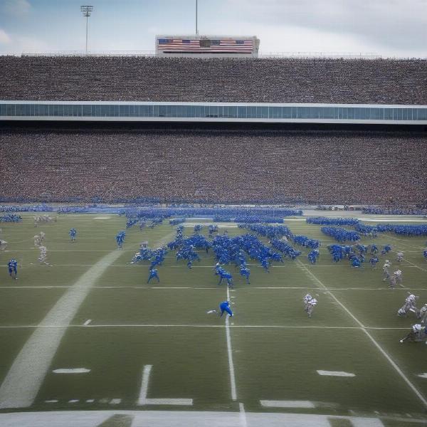 Air Force Army football game intense battle on gridiron showing dedication and strategy