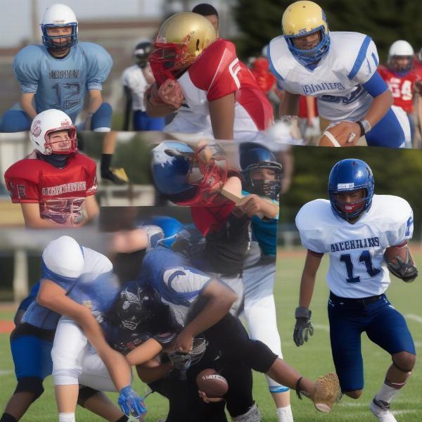 top high school football players chosen for all shore game