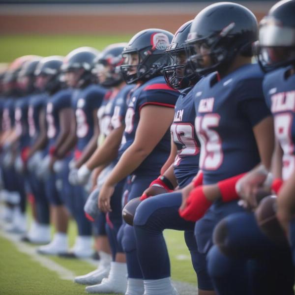 Allen Football Team Lineup