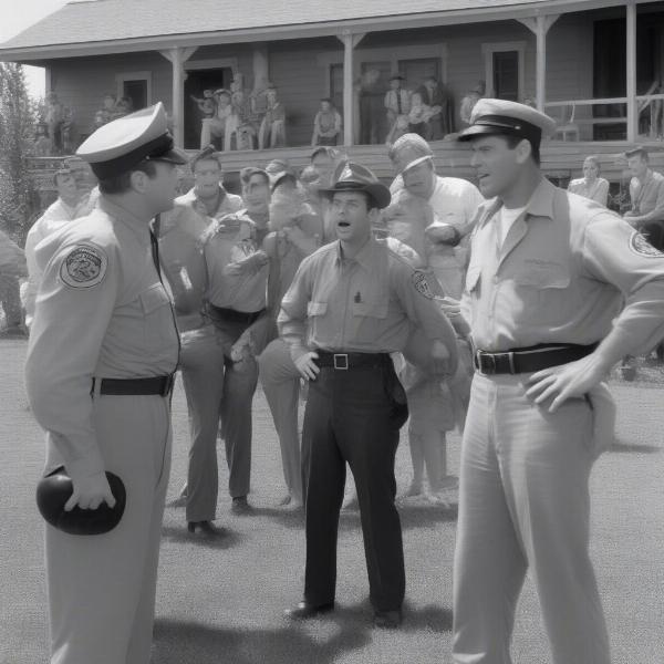 Andy Griffith show football rivalry