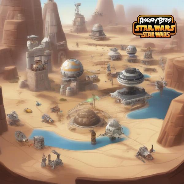 angry birds star wars telepods gameplay screen shot