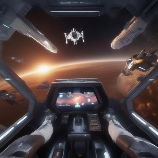 anshar wars 2 space combat on oculus go