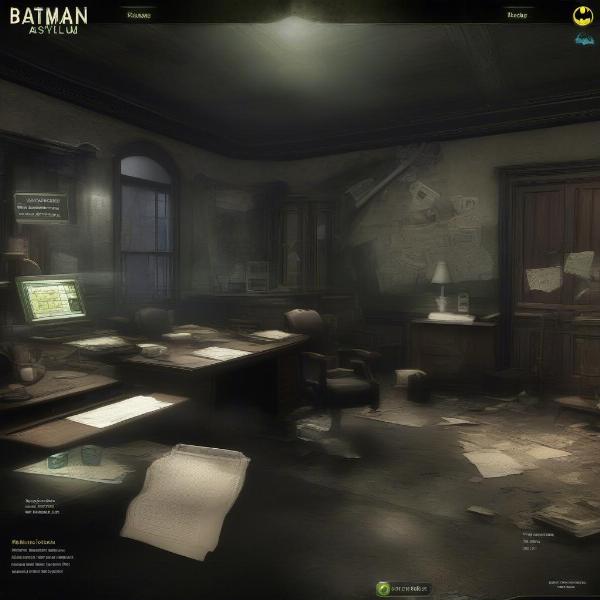 Detective Mode view in Arkham Asylum on Xbox One
