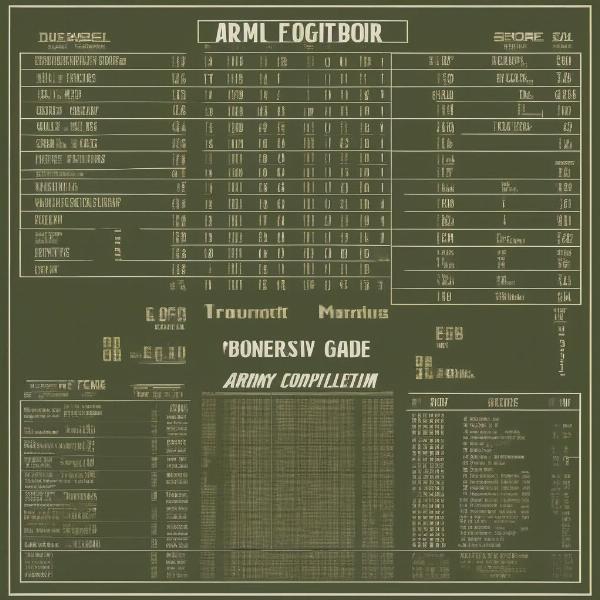 Army Football Game Scoreboard