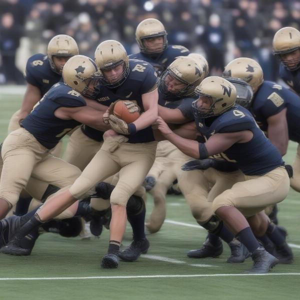 Army Navy Football Match Action