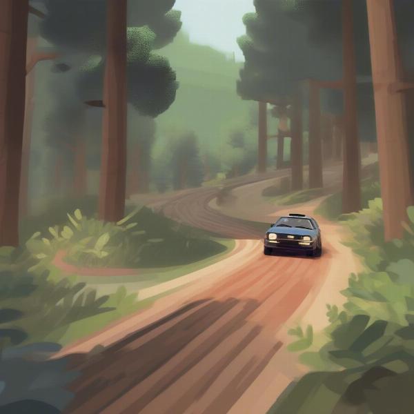 art of rally screenshot forest