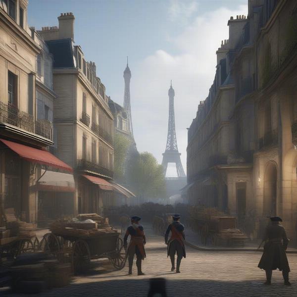 assassins creed unity paris landscape
