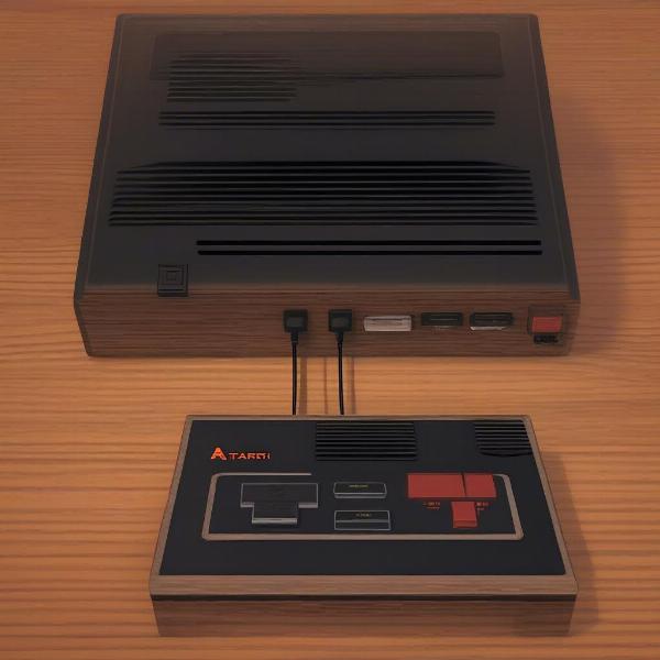 Atari 2600 console close-up