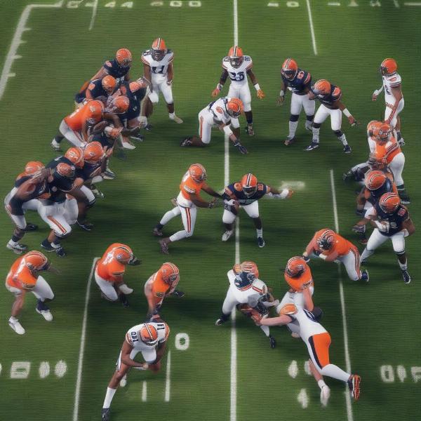 Auburn Defensive Formation