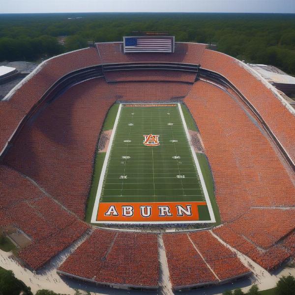 Auburn game day atmosphere