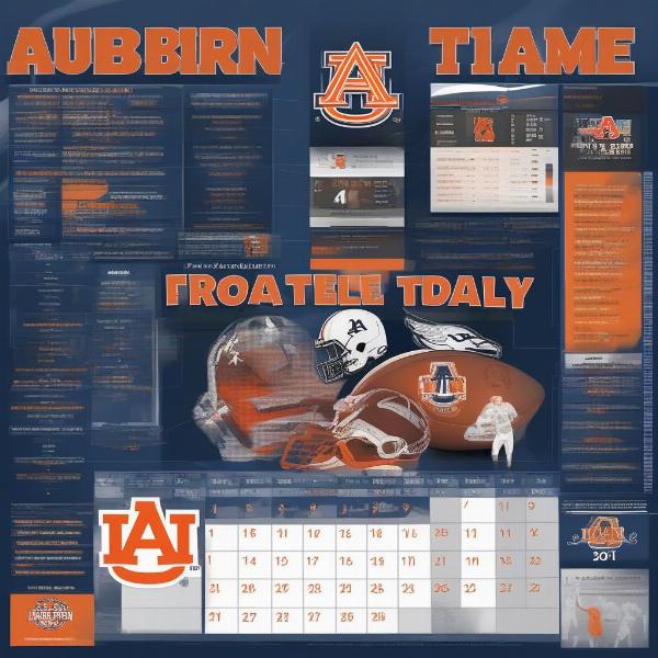 auburn football schedule today