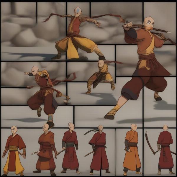 avatar the game characters aang zuko