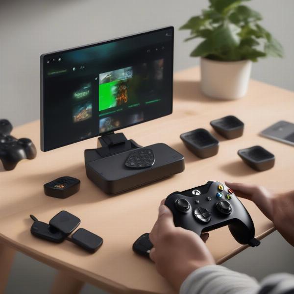 backbone gaming setup with gamepass