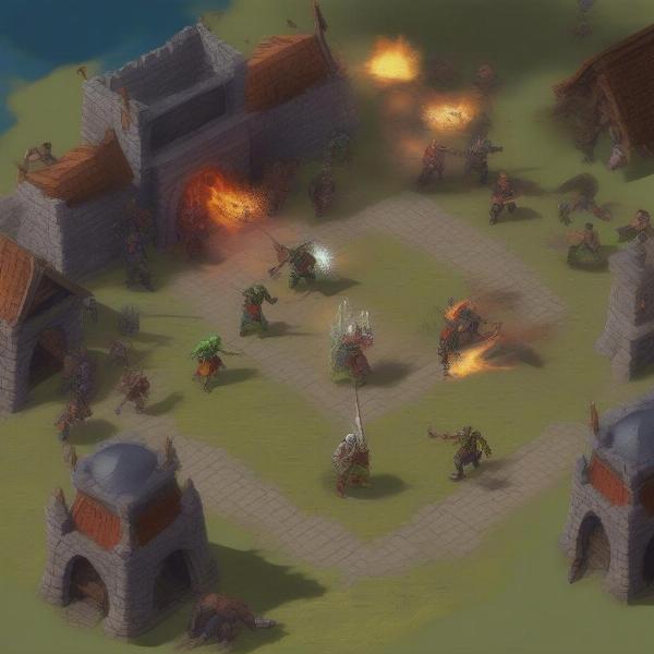Baldur's Gate original gameplay with isometric view showing combat and party