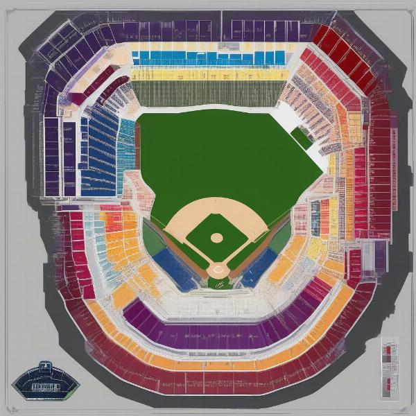 baseball stadium seating map detailed