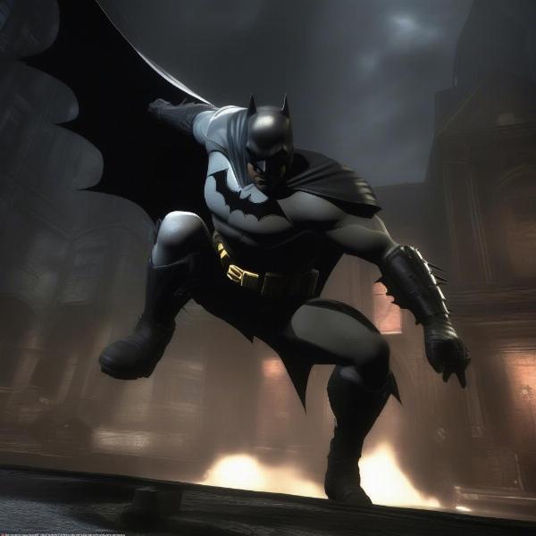 batman arkham gameplay scene