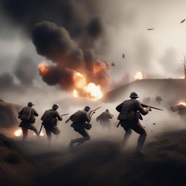 battlefield 1 depicts trench warfare on xbox one