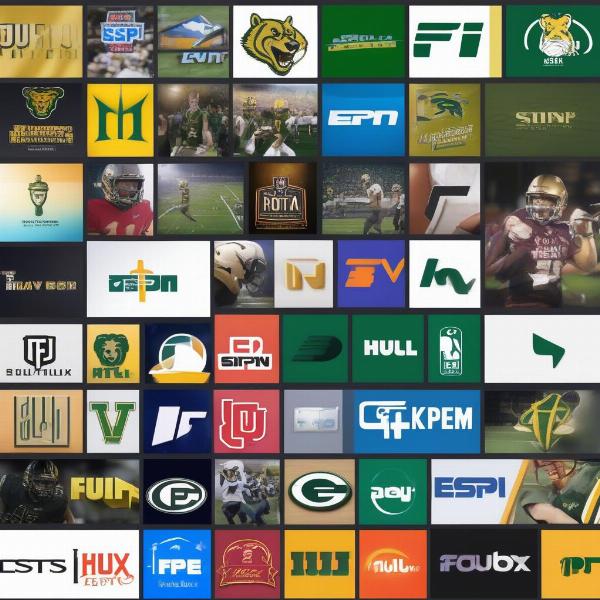 Baylor Football Streaming Platform Logos