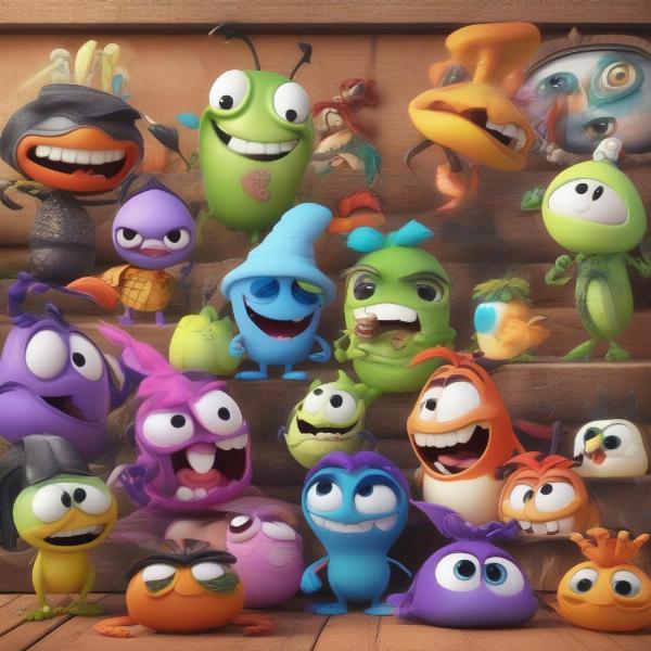 Best Fiends Forever Game Characters