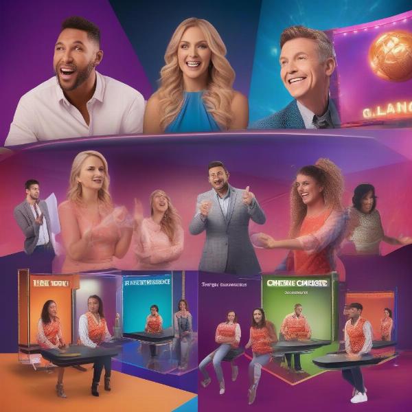engaging game show format and hosting