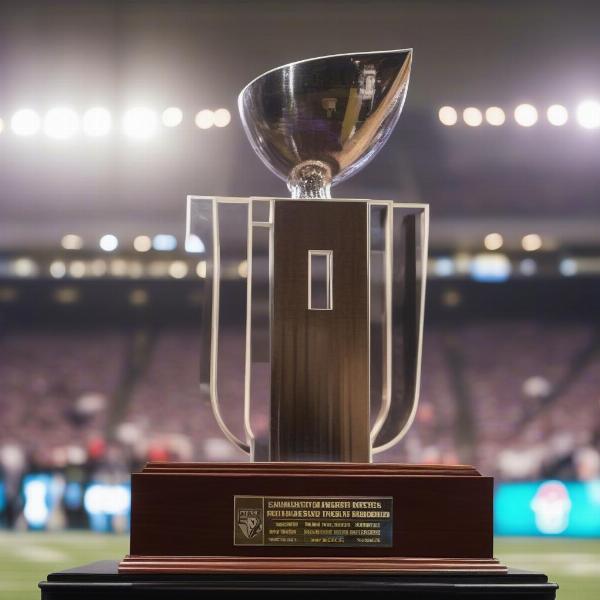 Big Ten Championship Game trophy close up
