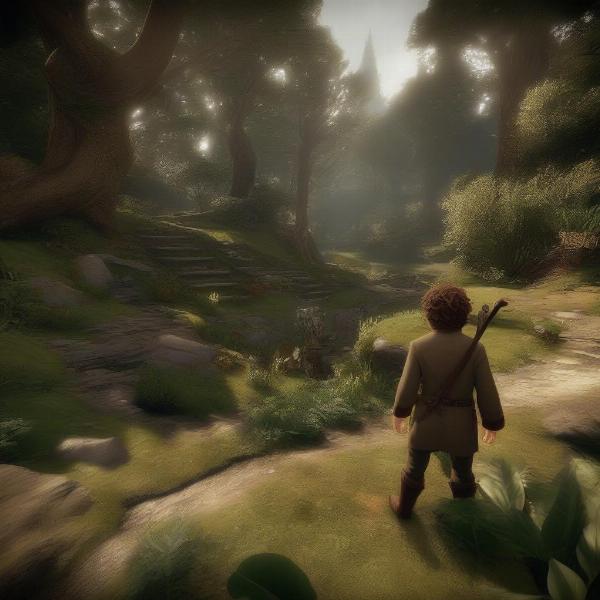 bilbo baggins exploring middle earth