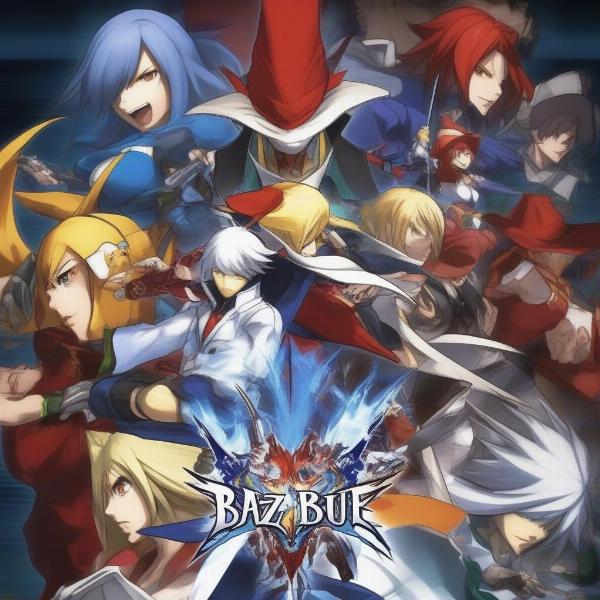 blazblue calamity trigger intense action scene