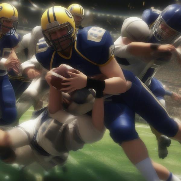 Blitz Football Game Xbox 360 Intense Gameplay