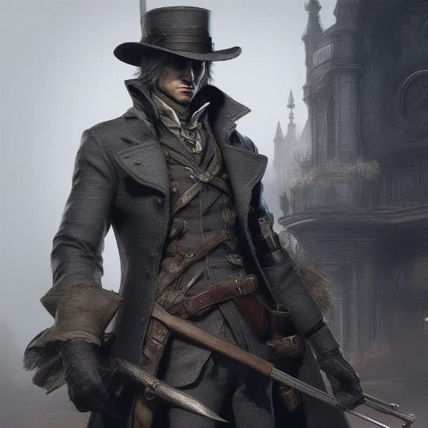 Bloodborne hunter character design