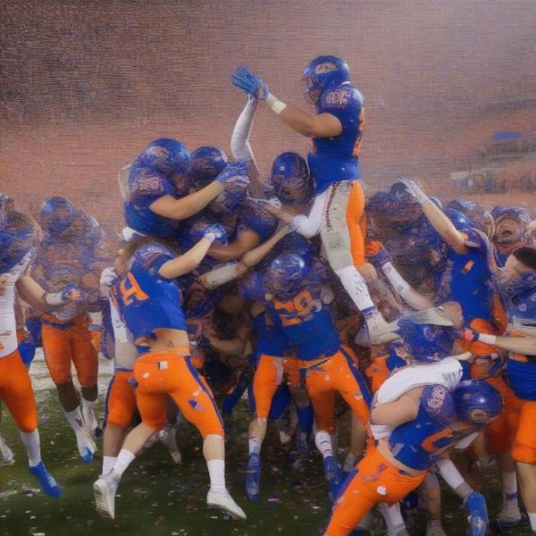 boise state football championship celebration