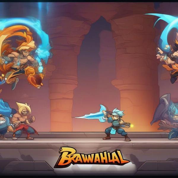 Brawlhalla Split Screen Action 