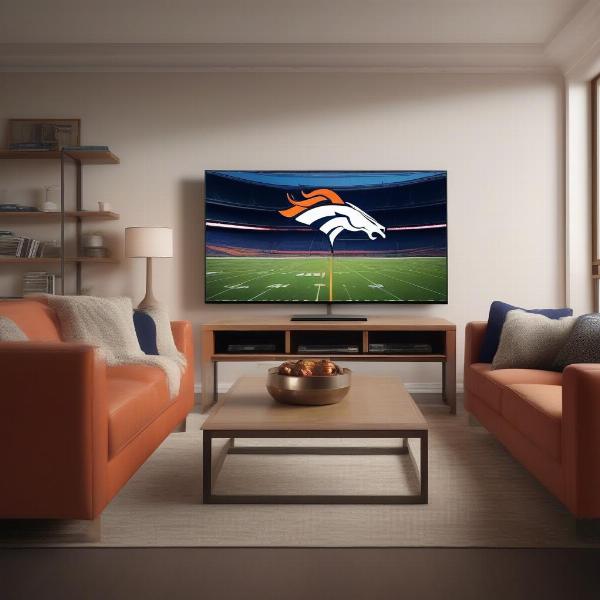 watching broncos game on tv