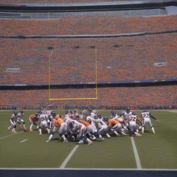 denver broncos football offensive play