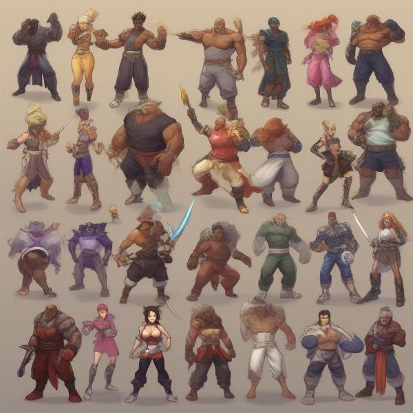 fighting-game-character-selection