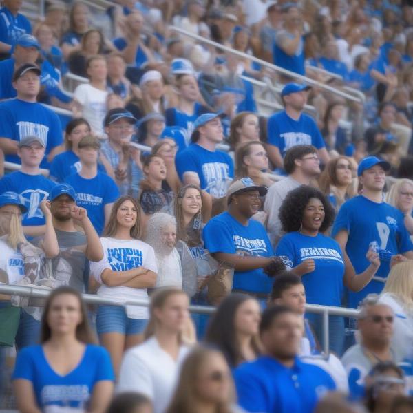 byron nelson high school football fans in stands