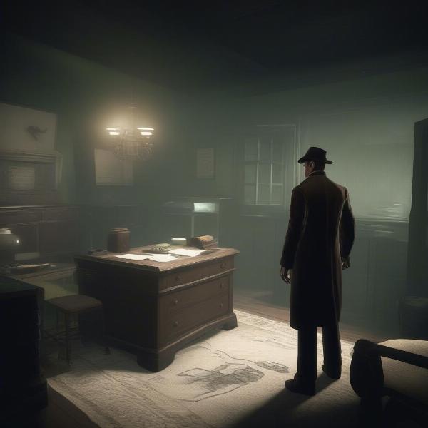 Call of Cthulhu Xbox investigation gameplay