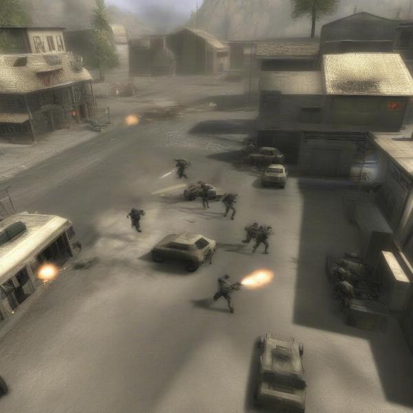 Call of Duty 4 multiplayer, team deathmatch, Xbox 360