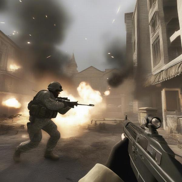call of duty 4 modern warfare gameplay 