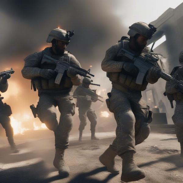 call of duty modern warfare reboot campaign scene