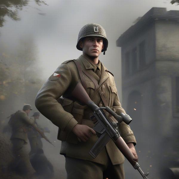 Call of Duty WWII Soldier