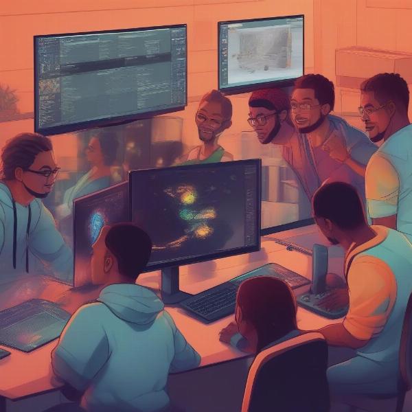 Canadian game development team collaboration