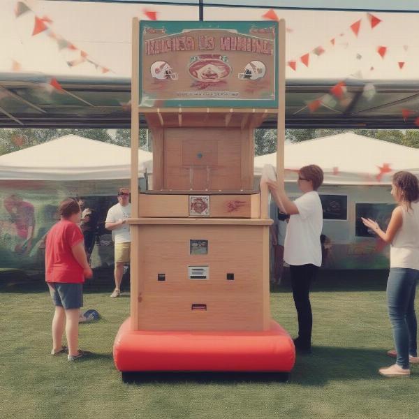 Carnival football toss winning strategy success
