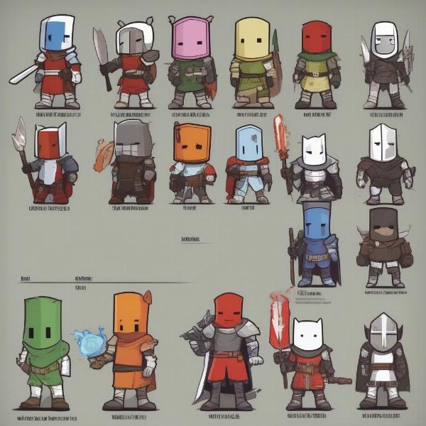 xbox 360 castle crashers character select screen